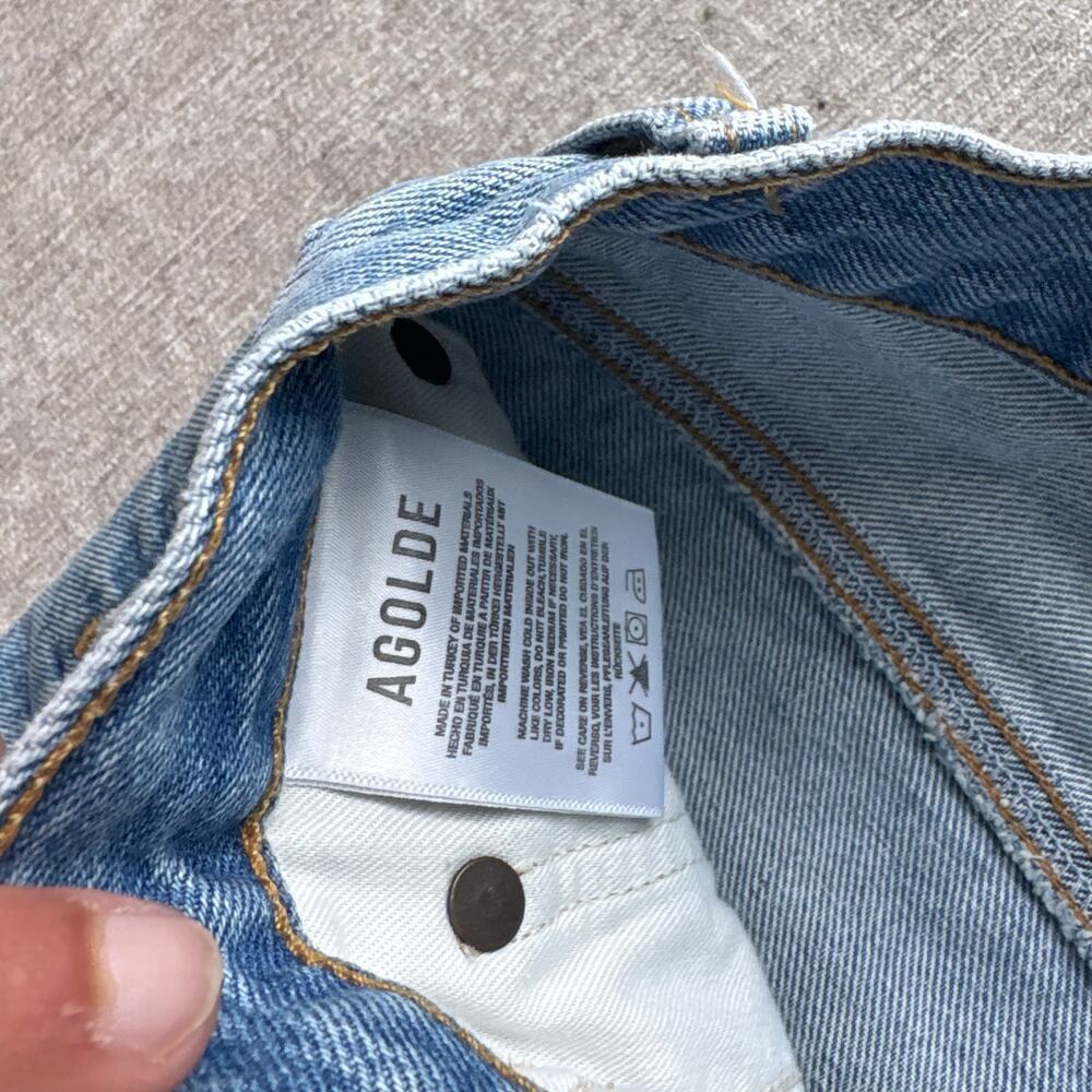 Agolde Criss Cross Denim Skirt - Picture 3 of 6